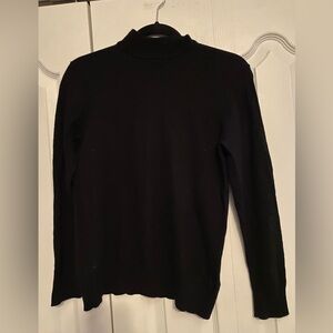 Simons 100% Merino Wool Black Turtleneck Sweater